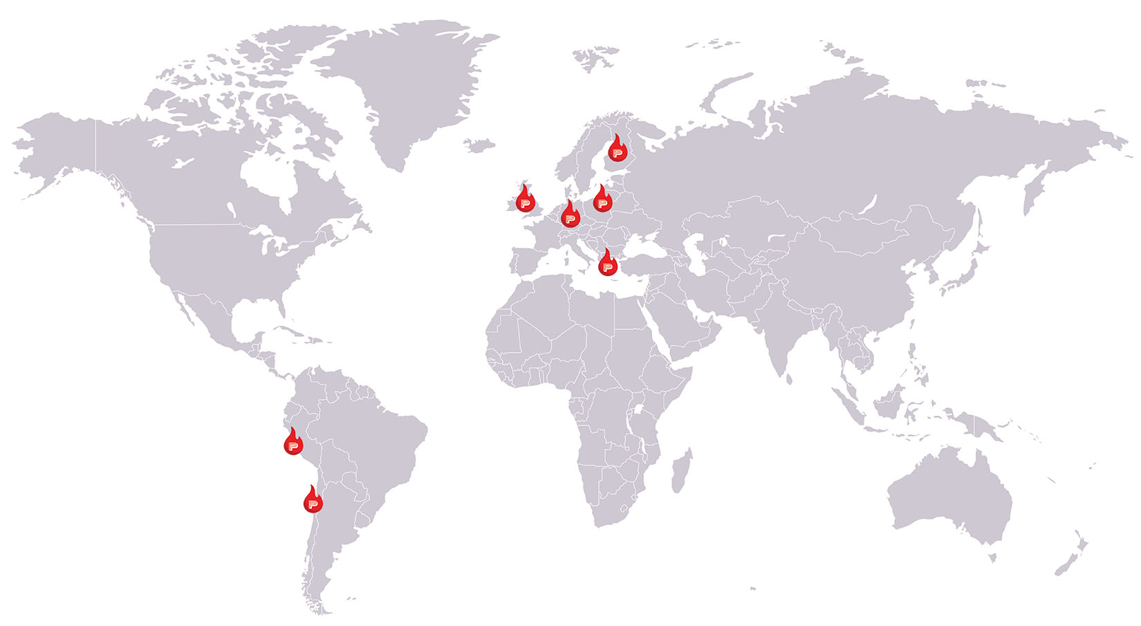 Powertech Partner Map